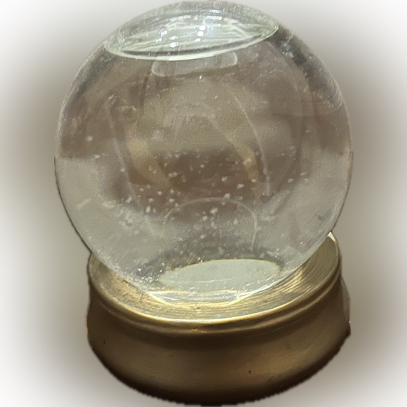 Halloween Fortune Telling Glass Globe with Gold Base - Picture 2 of 3
